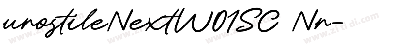 urostileNextW01SC Nr字体转换
